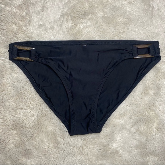 Helen Jon Essential Tortoise Tankini Hipster Bikini Two Piece Set Black Small - Picture 11 of 16